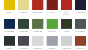 Plieninės čerpės PANORAMA BALEX METAL