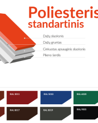 Trapecinė stogo danga T50PLUS BLACHOTRAPEZ