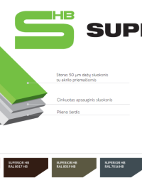 Skardinės čerpės Blachotrapez