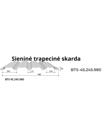 Trapecinė stogo ir sienų danga