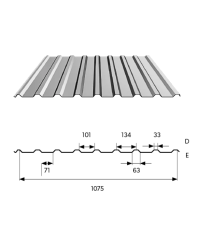 trapecinė skarda t18
