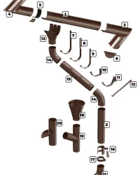 Lietaus nuvedimo sistema