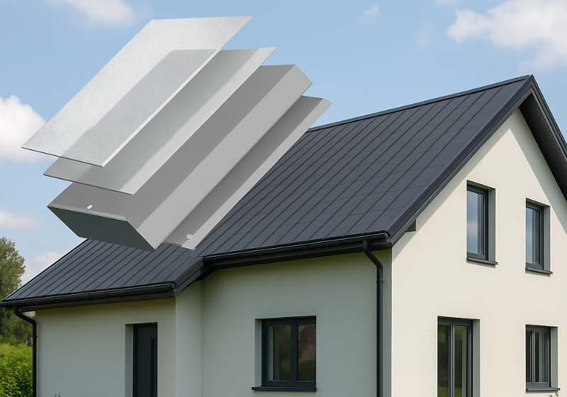 Aliuminio STUCCO/MAT stogo danga